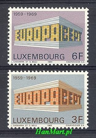 Znaczek Luksemburg 1969 Mi 788-789 Czyste **