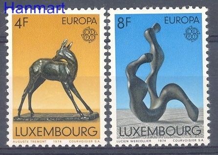 Znaczek Luksemburg 1974 Mi 882-883 Czyste **