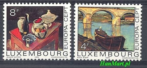 Znaczek Luksemburg 1975 Mi 904-905 Czyste **
