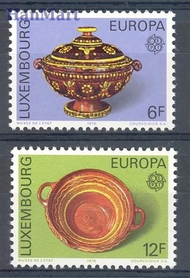 Znaczek Luksemburg 1976 Mi 928-929 Czyste **
