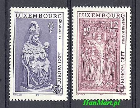 Znaczek Luksemburg 1978 Mi 967-968 Czyste **
