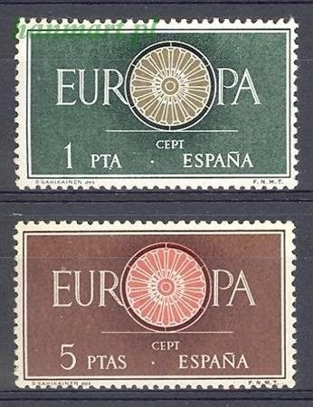 Znaczek Hiszpania 1960 Mi 1189-1190 Czyste **