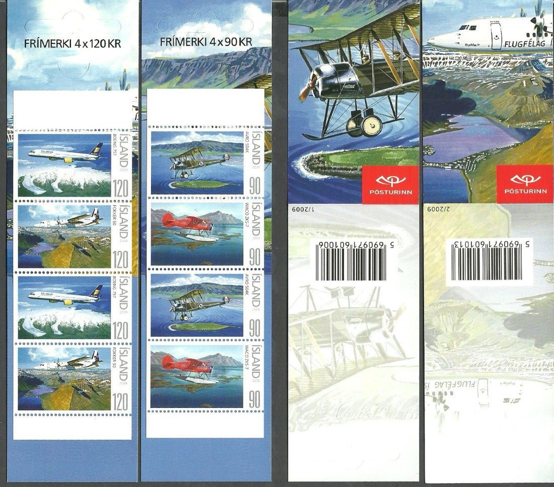 Znaczek Islandia 2009 Mi mh 31-32 Czyste **