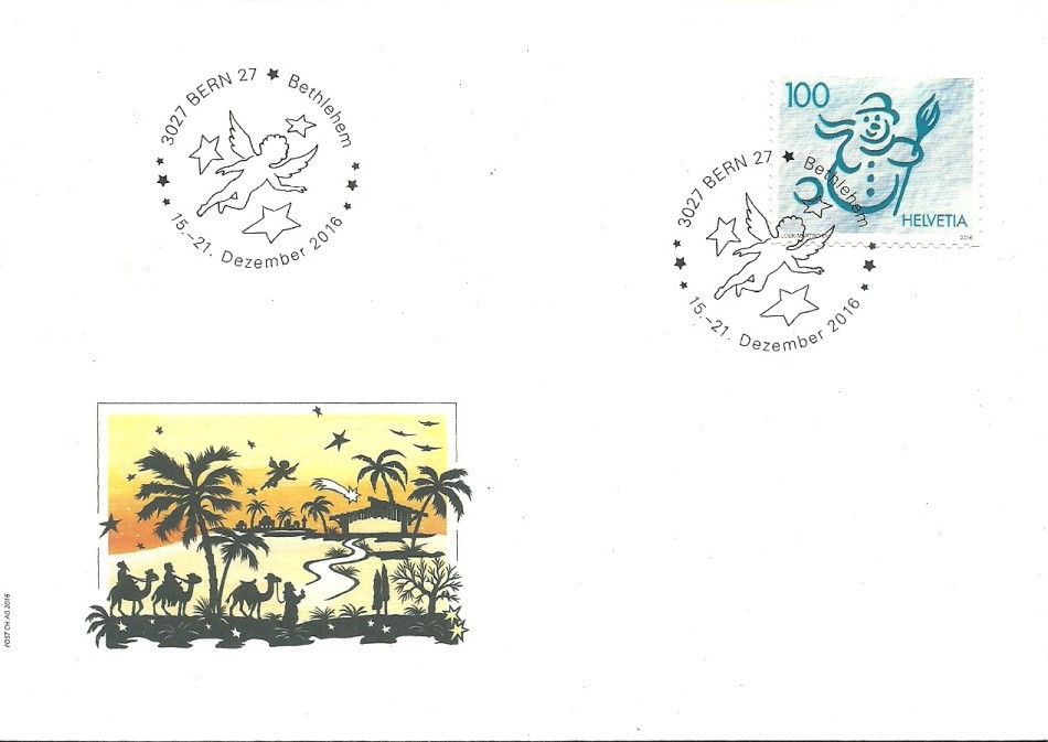 Znaczek Szwajcaria 2016 Mi 2472 FDC