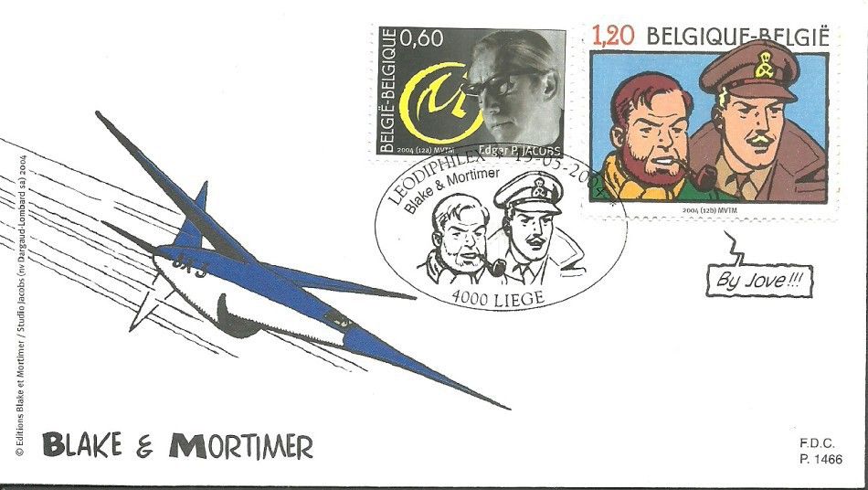 Znaczek Belgia 2004 Mi 3331-3332 FDC