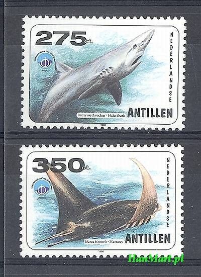 Znaczek Antyle Holenderskie 1998 Mi 978-979 Czyste **