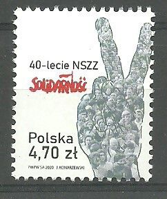 Znaczek Polska 2020 Mi 5227 Fi 5077 Czyste **