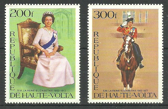 Znaczek Burkina Faso 1977 Mi 676-677 Czyste **