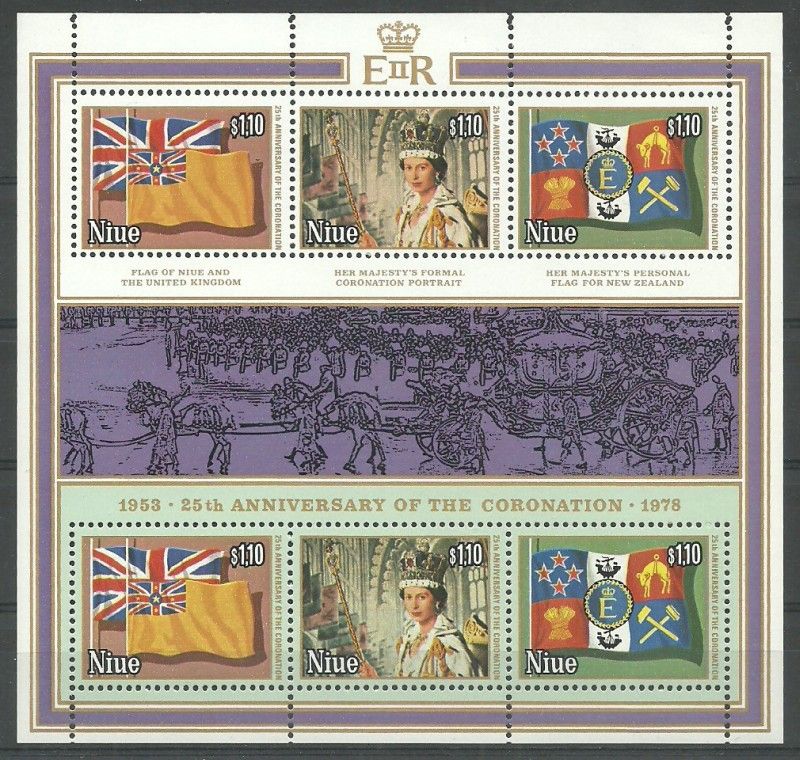 Znaczek Niue 1978 Mi ark 202-207 Czyste **