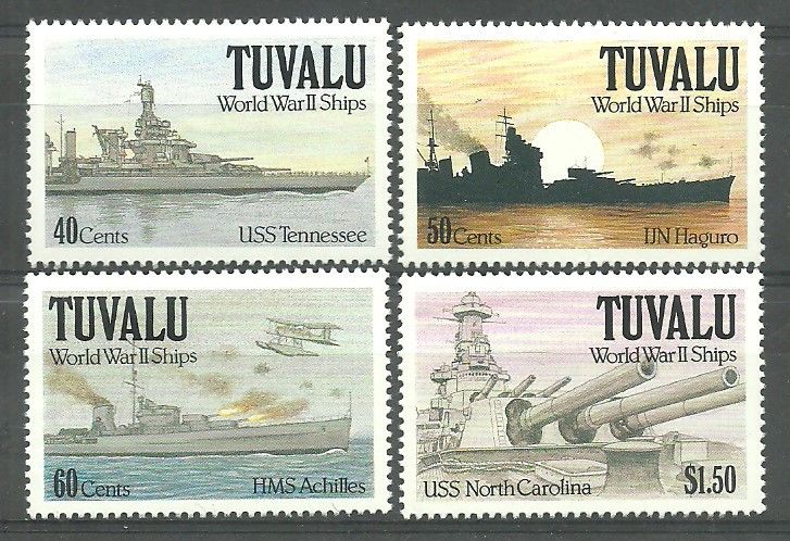 Znaczek Tuvalu 1991 Mi 599-602 Czyste **