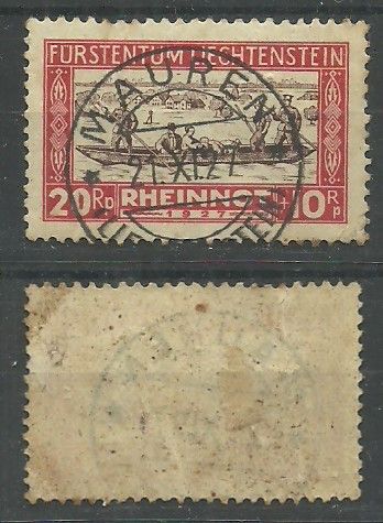 Znaczek Liechtenstein 1928 Mi 80 Stemplowane