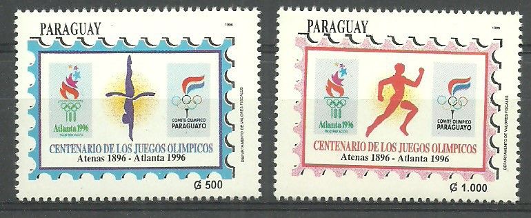 Znaczek Paragwaj 1996 Mi 4716-4717 Czyste **