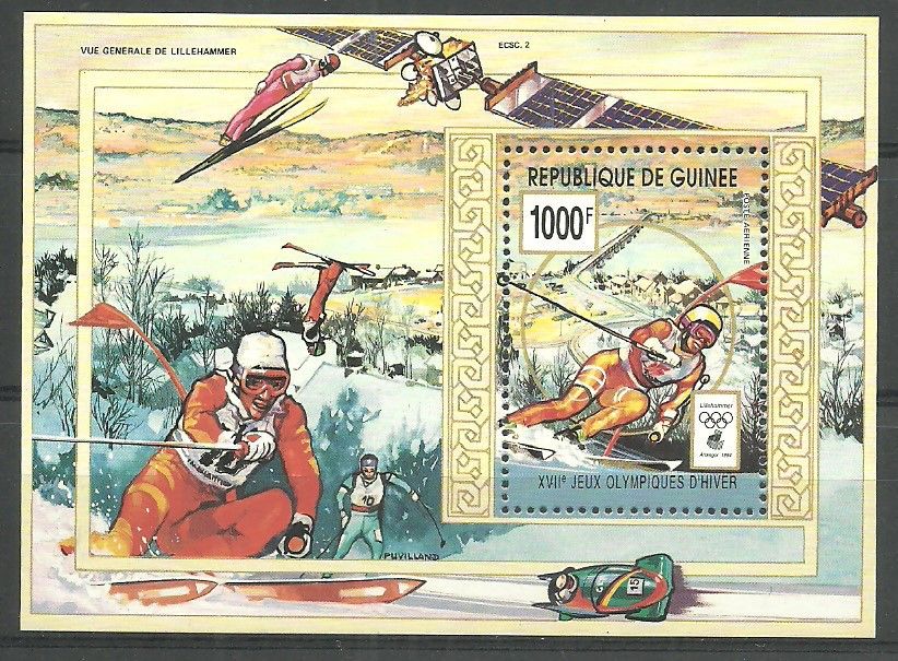 Znaczek Gwinea 1993 Mi bl 466 Czyste **