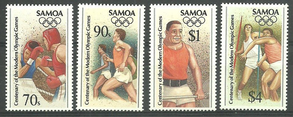 Znaczek Samoa 1996 Mi 836-839 Czyste **