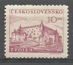 Znaczek Czechosłowacja 1949 Mi 585 Czyste **