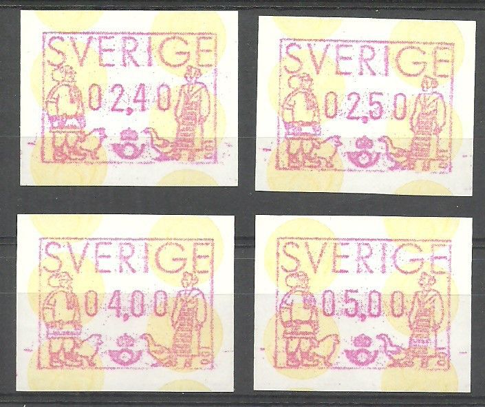 Znaczek Szwecja 1991 Mi aut 1 Czyste **
