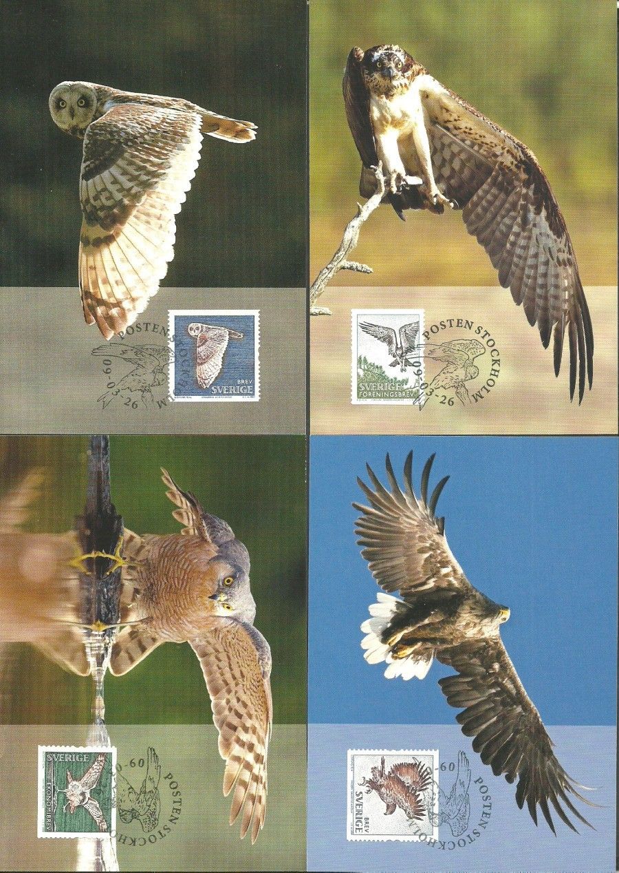 Znaczek Szwecja 2009 Mi 2698-2701 Karta Max