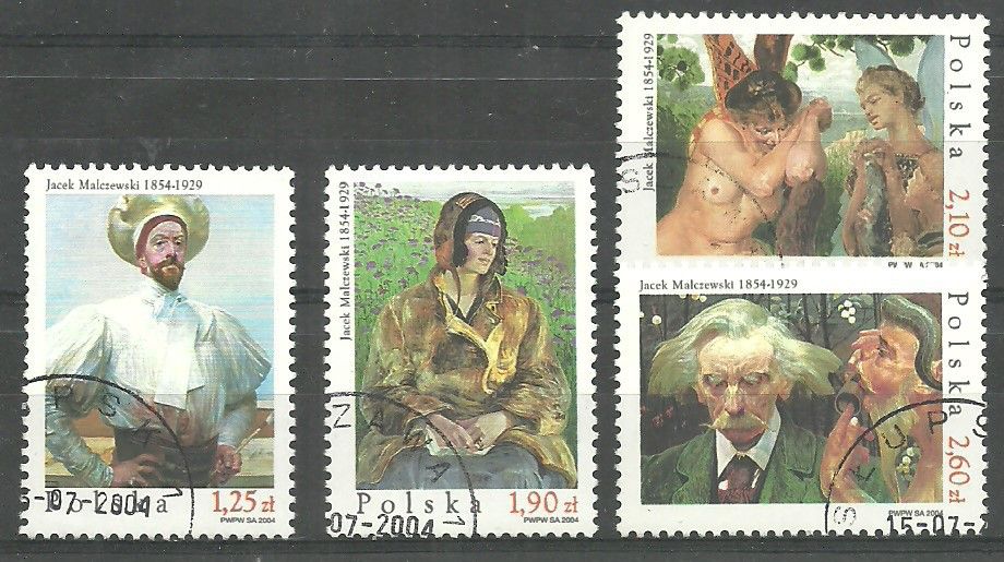 Znaczek Polska 2004 Mi abo 4121-4124 Fi abo 3971-3974 Stemplowane