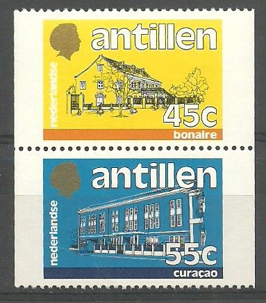 Znaczek Antyle Holenderskie 1983 Mi 511-512C Czyste **