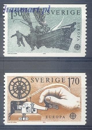 Znaczek Szwecja 1979 Mi 1058-1059 Czyste **