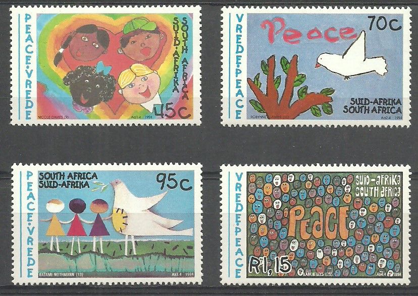 Znaczek Republika Południowej Afryki 1994 Mi 922-925 Czyste **