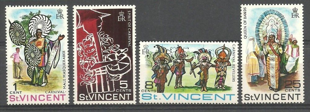 Znaczek St. Vincent 1969 Mi 243-246 Czyste **