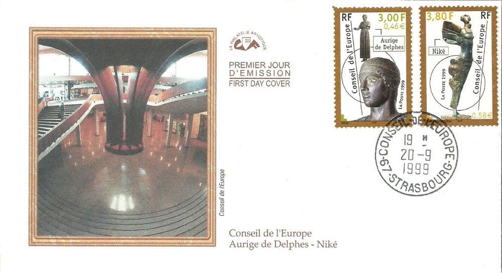 Znaczek Francja 1999 Mi die 55-56 FDC