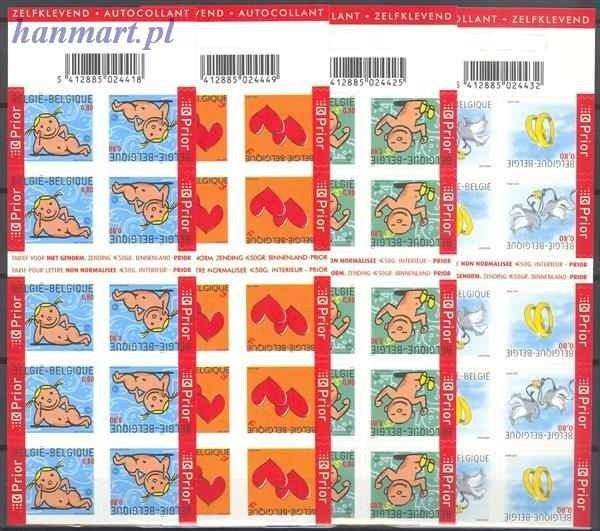 Znaczek Belgia 2005 Mi mh 3449-3453 Czyste **