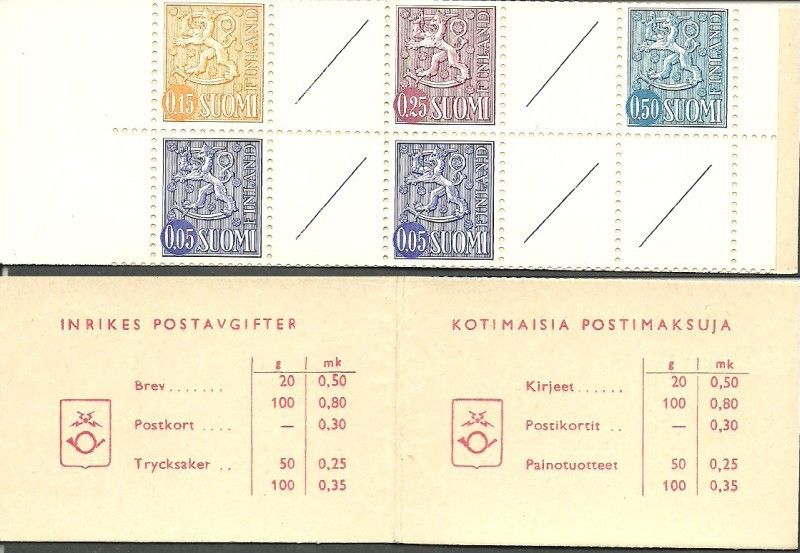 Znaczek Finlandia 1972 Mi mh 5 Czyste **