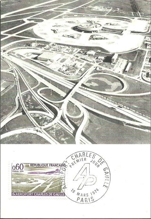 Znaczek Francja 1974 Mi 1866 Karta Max