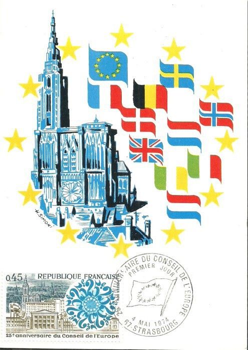 Znaczek Francja 1974 Mi 1872 Karta Max