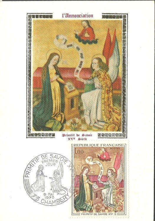 Znaczek Francja 1970 Mi S1713 Karta Max