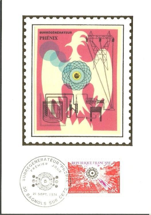 Znaczek Francja 1974 Mi S1886 Karta Max