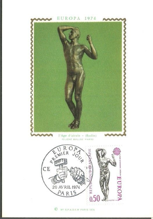 Znaczek Francja 1974 Mi S1869 Karta Max