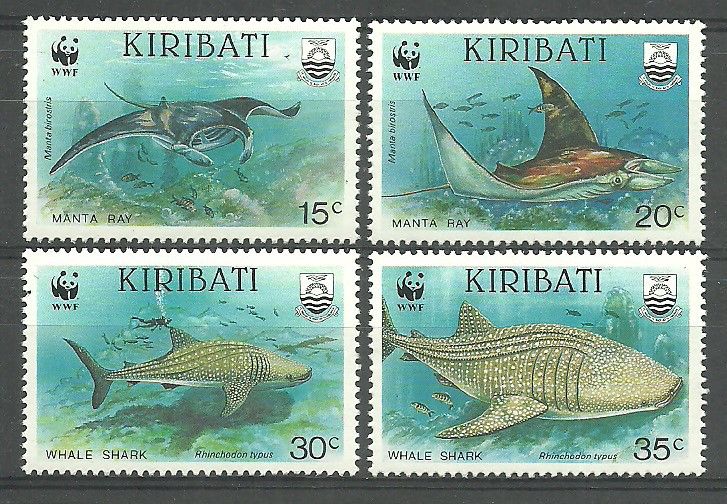 Znaczek Kiribati 1991 Mi 566-569 Czyste **