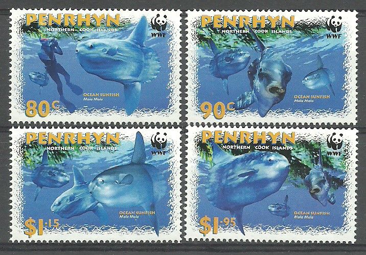 Znaczek Penrhyn 2003 Mi 605-608 Czyste **