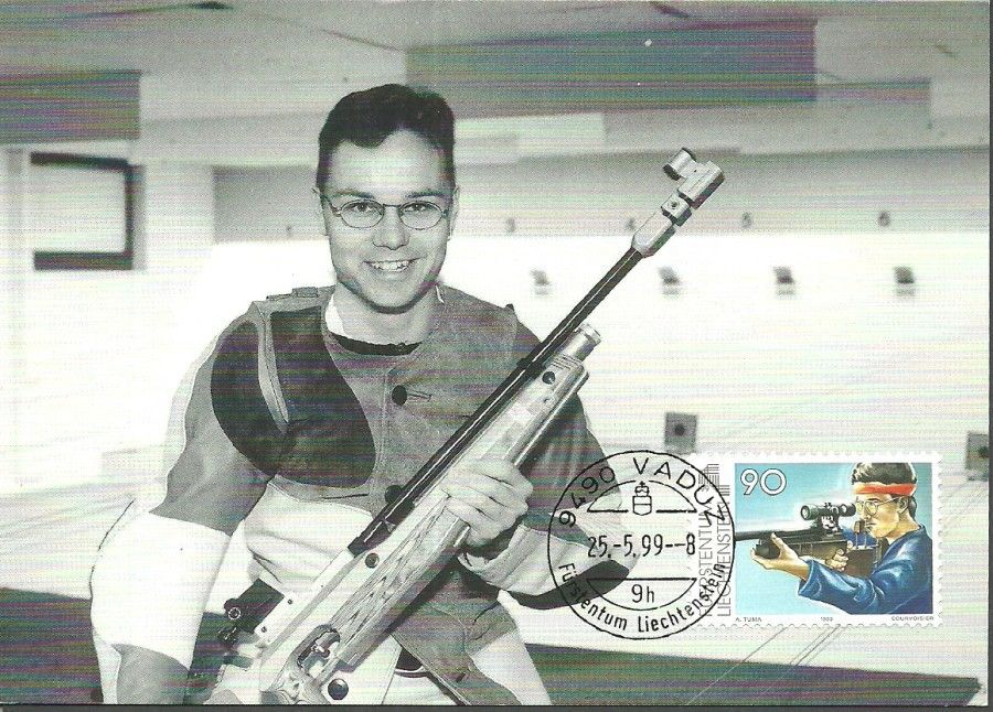 Znaczek Liechtenstein 1999 Mi 1209 Karta Max