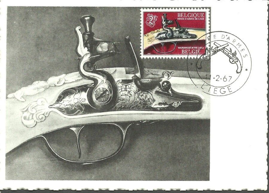 Znaczek Belgia 1967 Mi 1463 Karta Max