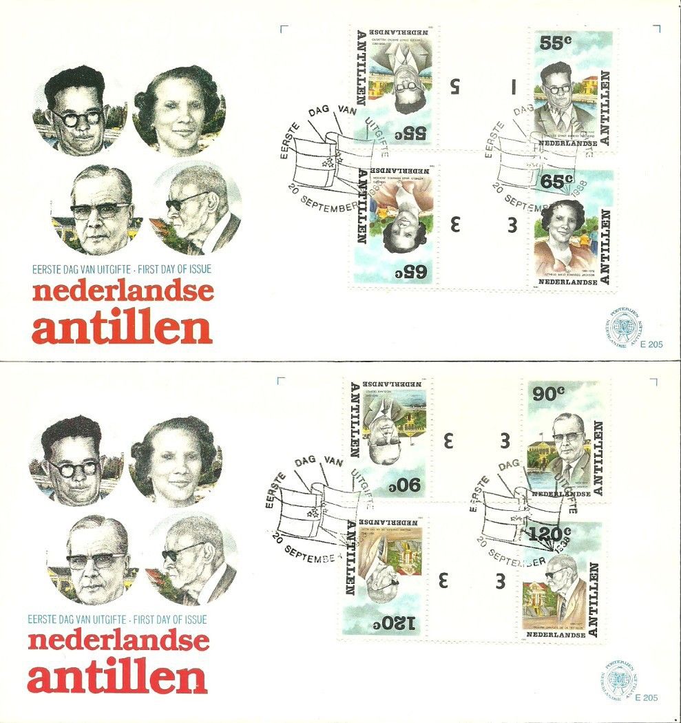 Znaczek Antyle Holenderskie 1988 Mi 642-645 FDC