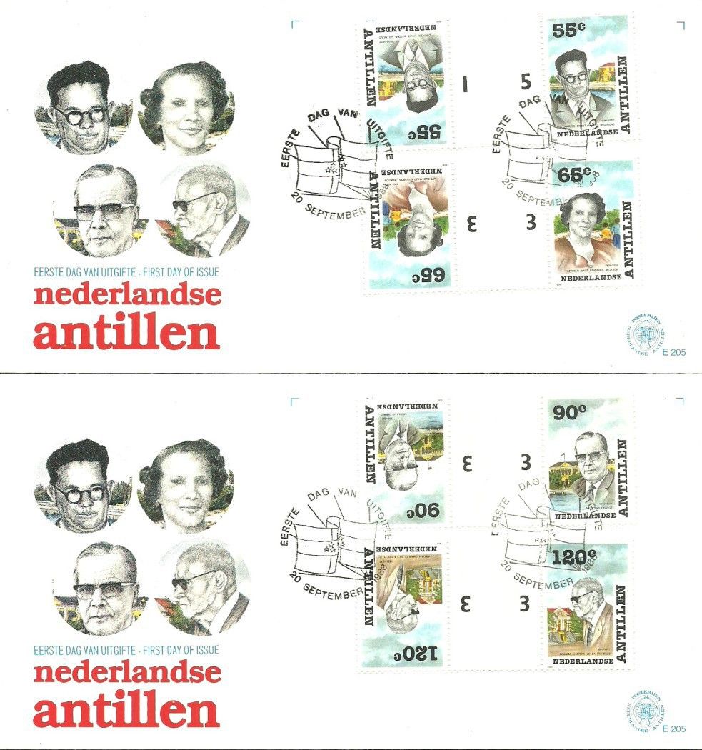 Znaczek Antyle Holenderskie 1988 Mi 642-645 FDC