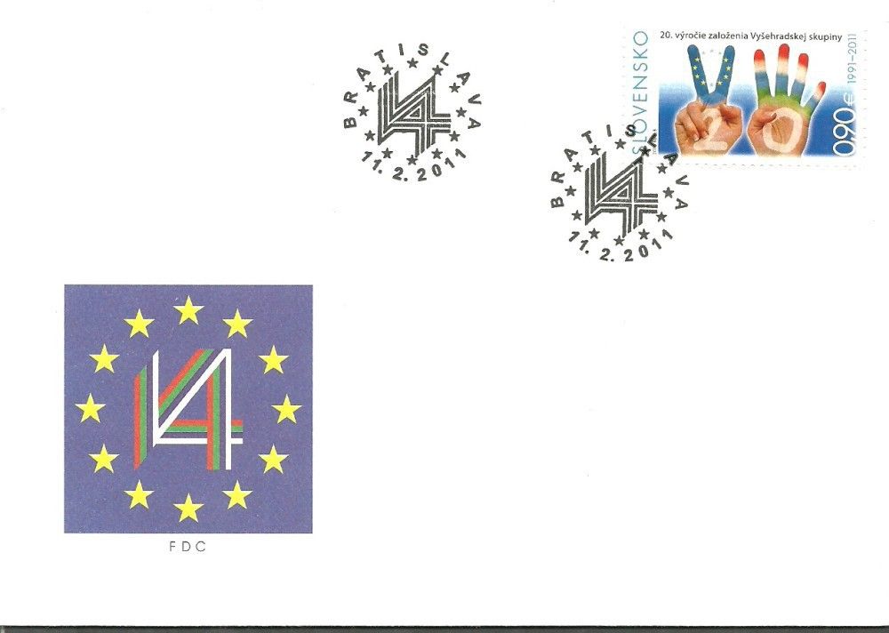 Znaczek Słowacja 2011 Mi 654 FDC