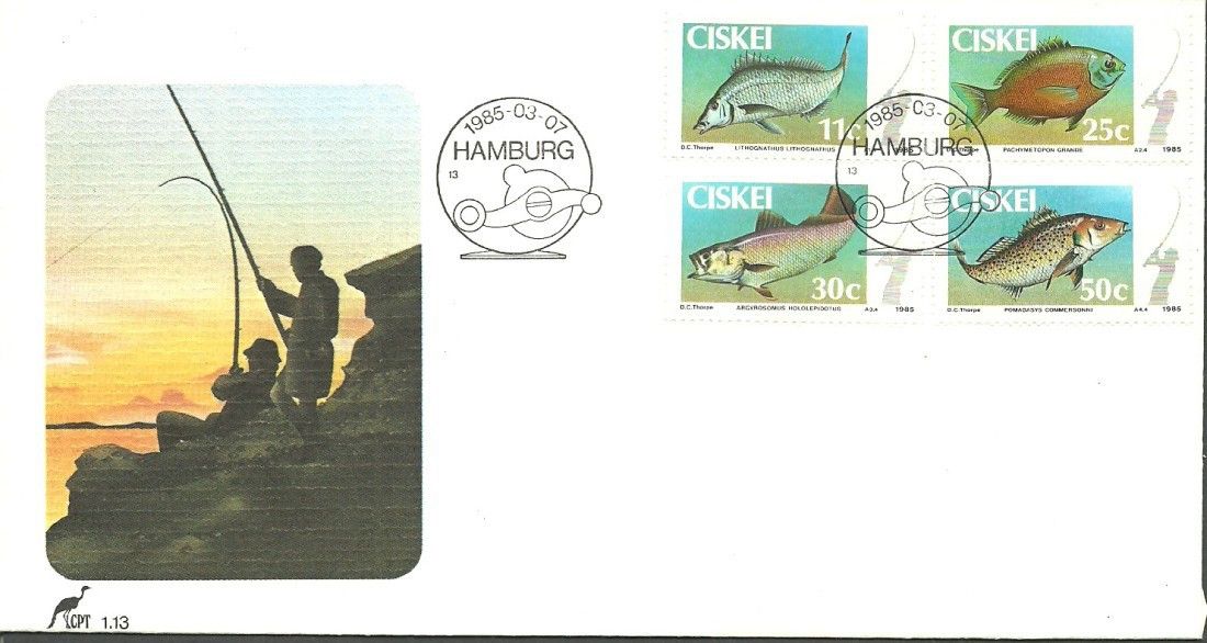 Znaczek Ciskei 1985 Mi 70-73 FDC