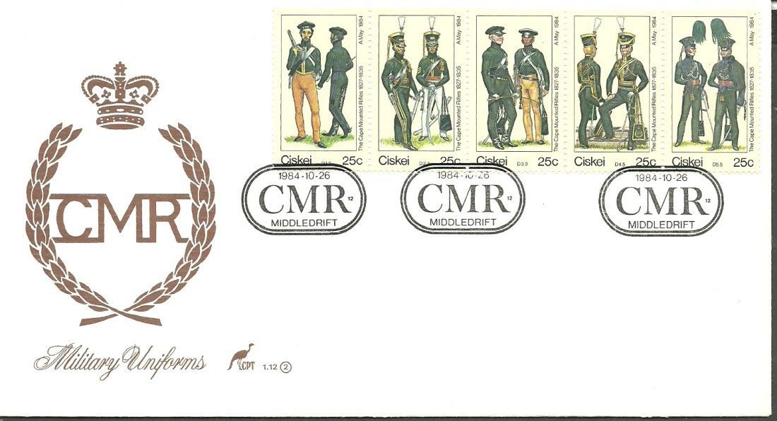 Znaczek Ciskei 1984 Mi 65-69 FDC