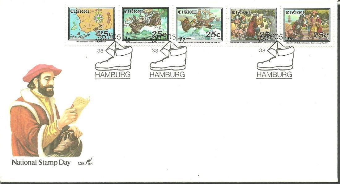 Znaczek Ciskei 1991 Mi 187-191 FDC