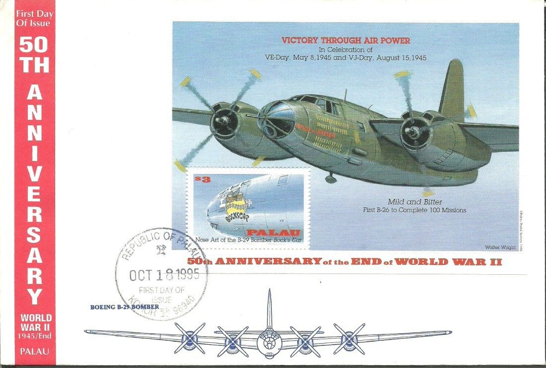 Znaczek Palau 1995 Mi bl 39 FDC