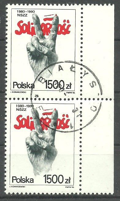 Znaczek Polska 1990 Mi abo 3281 Fi 3133 Stemplowane