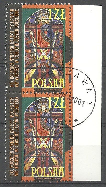 Znaczek Polska 2001 Mi abo 3889 Fi 3739 Stemplowane