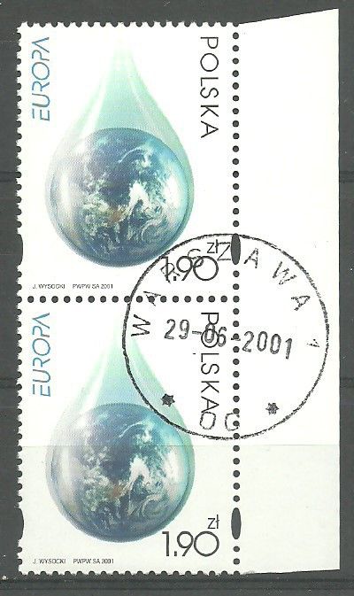 Znaczek Polska 2001 Mi abo 3886 Fi 3736 Stemplowane