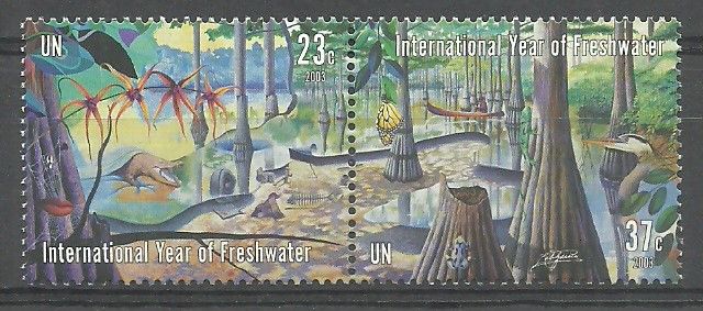 Znaczek Narody Zjednoczone Nowy Jork 2003 Mi 929-930 Czyste **