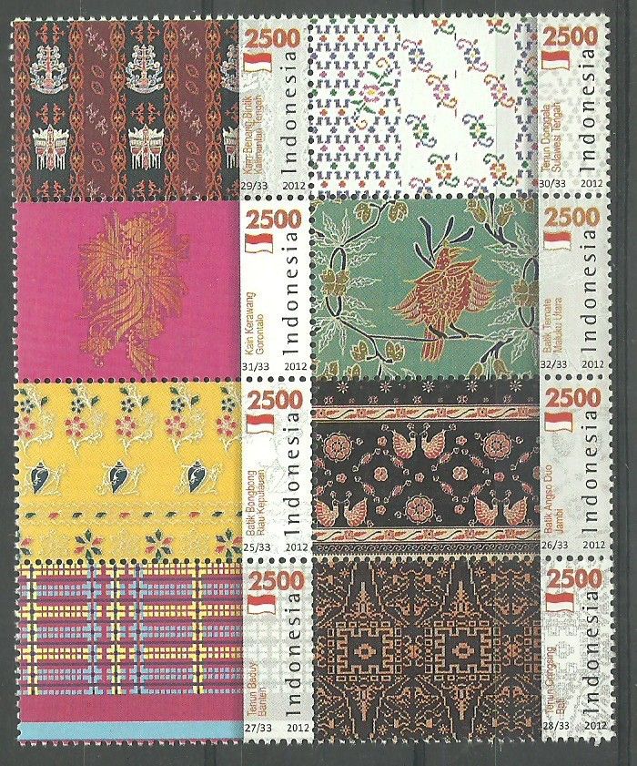 Znaczek Indonezja 2012 Mi 2982-2989 Czyste **